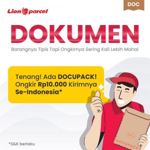 Kirim Dokumen Pake Docupack Lion Parcel Hanya Rp 10 000